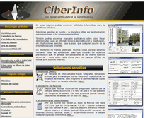 Tablet Screenshot of ciberinfo.com